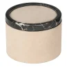 Polo Marmo Beige Small Round Stackable Box