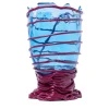 Pompitu II Blue and Purple Large Vase by Gaetano Pesce
