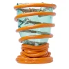 Pompitu Light Blue and Orange Large Vase by Gaetano Pesce