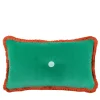 POPHUG Green Rectangular Cushion by Pistacchio&Caffé