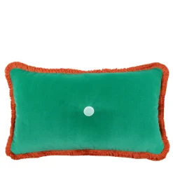 POPHUG Green Rectangular Cushion by Pistacchio&Caffé