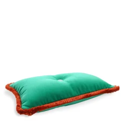 POPHUG Green Rectangular Cushion by Pistacchio&Caffé