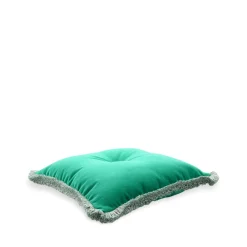 POPHUG Green Square Cushion by Pistacchio&Caffé