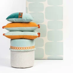 POPHUG Green Square Cushion Limited Edition by Pistacchio&Caffé