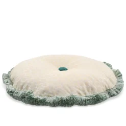 POPHUG Limited Edition White Round Cushion by Pistacchio&Caffé