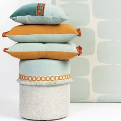 POPHUG Orange Rectangular Cushion Limited Edition by Pistacchio&Caffé