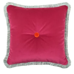 POPHUG Pink Square Cushion by Pistacchio&Caffé