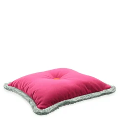 POPHUG Pink Square Cushion by Pistacchio&Caffé
