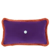 POPHUG Purple Rectangular Cushion by Pistacchio&Caffé