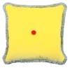POPHUG Yelllow Square Cushion by Pistacchio&Caffé
