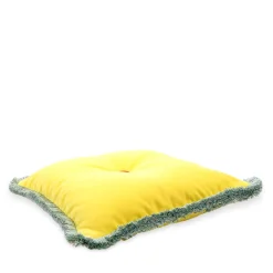 POPHUG Yelllow Square Cushion by Pistacchio&Caffé