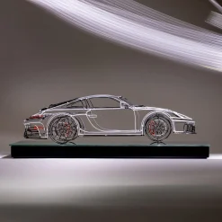 Porsche Metal Wire Sculpture