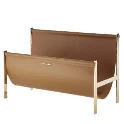 Portariviste Tanned Leather Magazine Holder