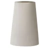 Porto Rotondo Truncated-Conical White Ceramic Vase