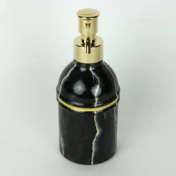 Portoro Marble-Inspired Glass Dispenser