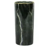Portoro Marble-Inspired Glass Tumbler