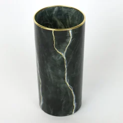 Portoro Marble-Inspired Glass Tumbler