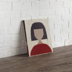 Portrait Multicolor Tapestry #1