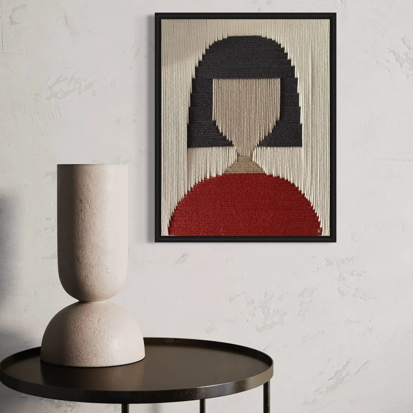 Portrait Multicolor Tapestry #1