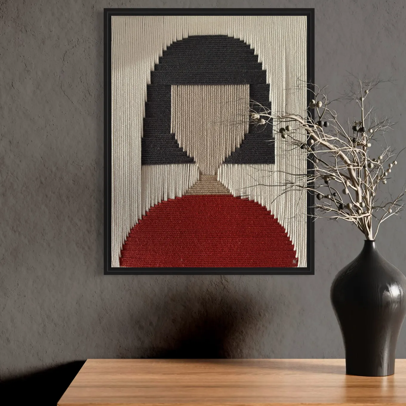 Portrait Multicolor Tapestry #1