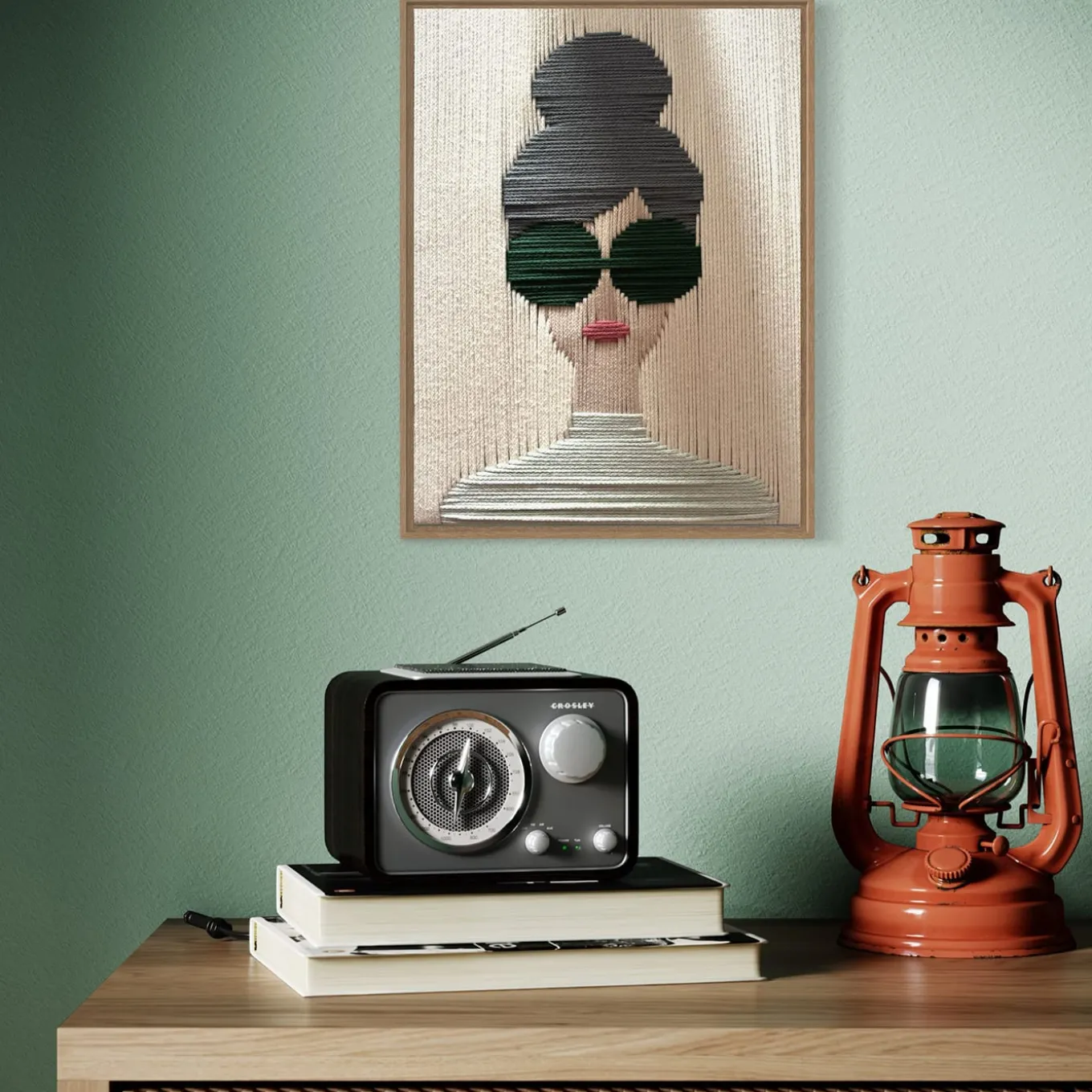 Portrait Multicolor Tapestry #3