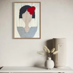 Portrait Multicolor Tapestry #4