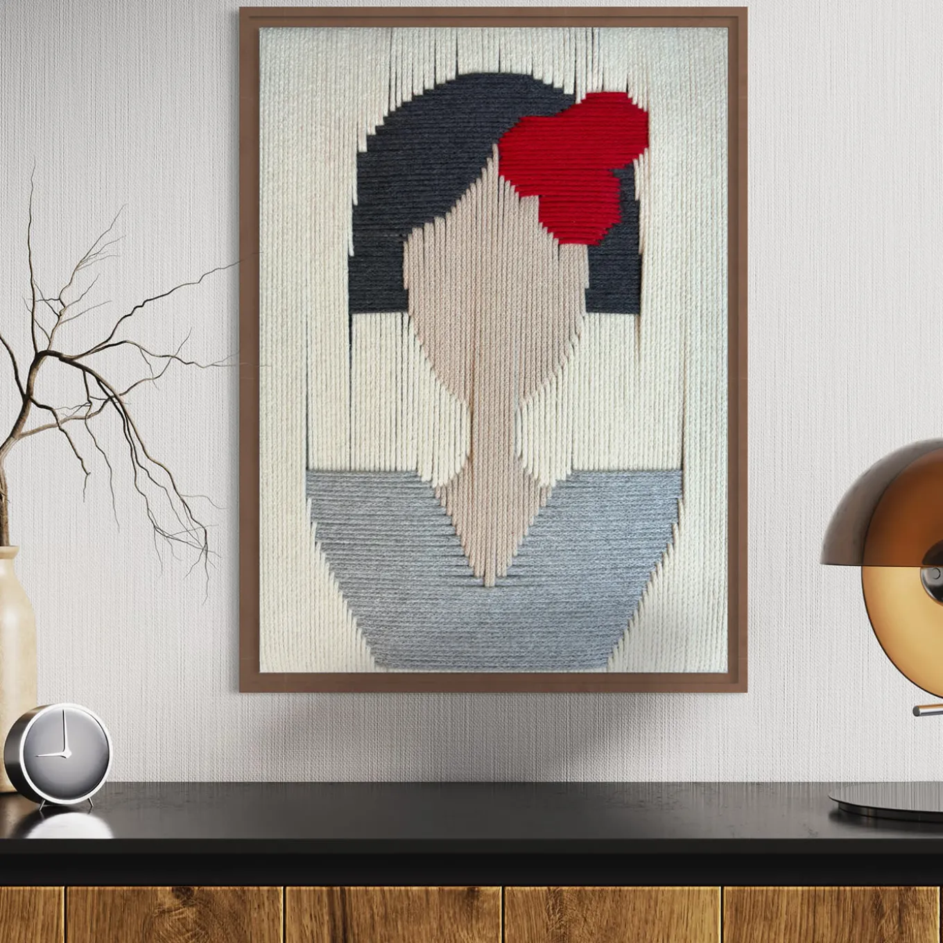 Portrait Multicolor Tapestry #4