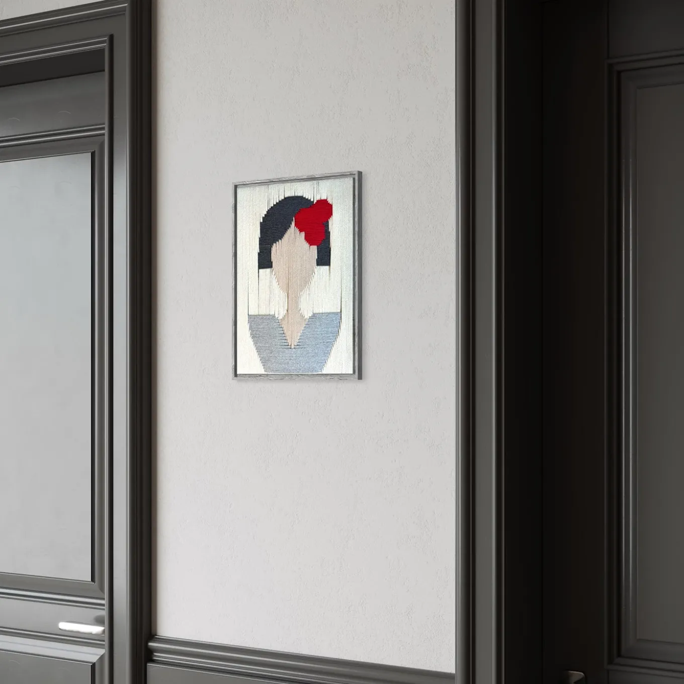 Portrait Multicolor Tapestry #4