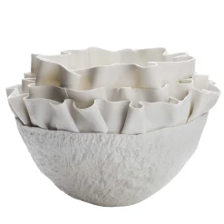 Posidonia White Porcelain Centerpiece Bowl