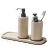 Positano Marble Bathroom Set