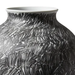 Post Scriptum Black & White Bulging Vase by Formafantasma #1