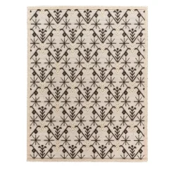 Prato Black and White Rug by Carolina Melis