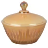 Prestigioso Yellow Crystal Box with Lid