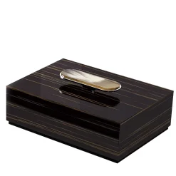 Priora Rectangular Glossy Ebony Box