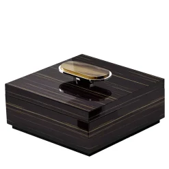 Priora Square Glossy Ebony Box