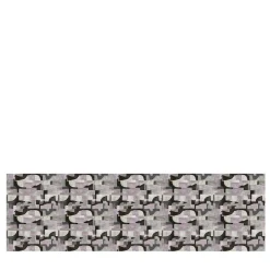 Purple & Black Arcosanti Linen & Cotton Wallcovering Fabric