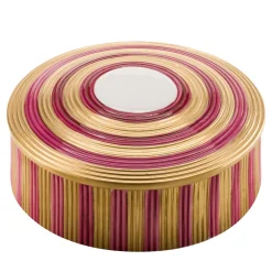 Purple & Gold Belle Epoque Round Box