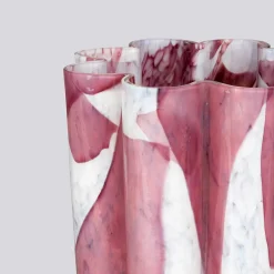 Purple Bucket Glass Vase