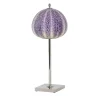Purple Sea Urchin Pedestal Sculpture