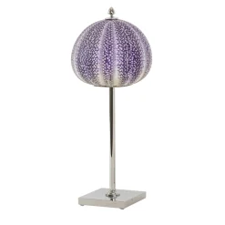 Purple Sea Urchin Pedestal Sculpture