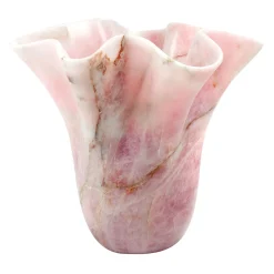 PV05 Rose Quartz Sculptural Vase