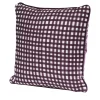 Quadretti Maroon Cushion