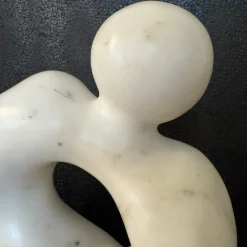 Quieto Equilibrio Calacatta Carrara Marble Sculpture by Piero Speranza