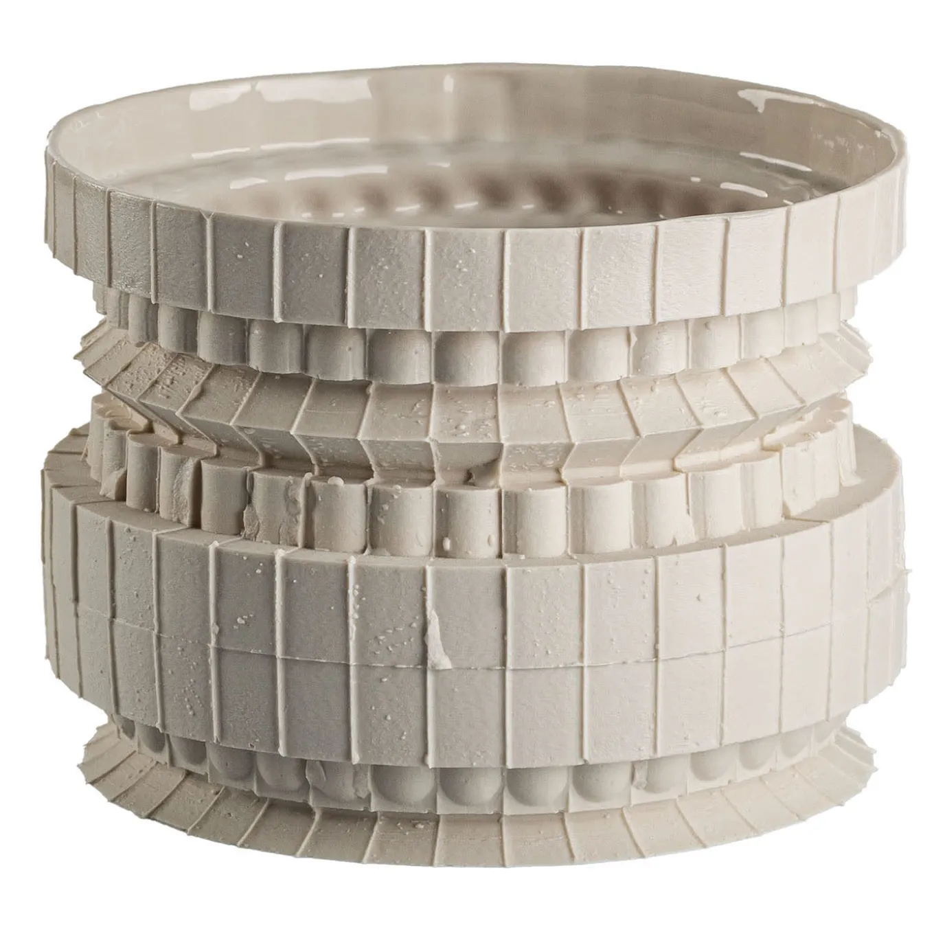 Raccordo L White Porcelain Vase