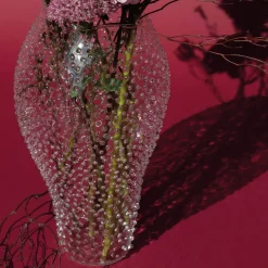 Rainy Drop Glass High XL Vase