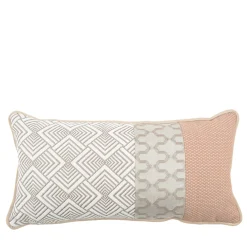 Rare jacquard fabrics Inlay rectangular Cushion