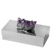 Rectangular Box with Amethyst