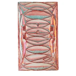 Rectangular Copper Luster Decorative Ceramic Tile