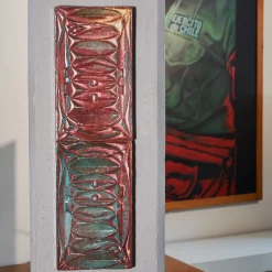 Rectangular Copper Luster Decorative Ceramic Tile