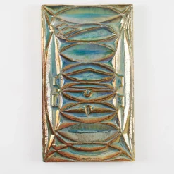 Rectangular Green Luster Decorative Ceramic Tile